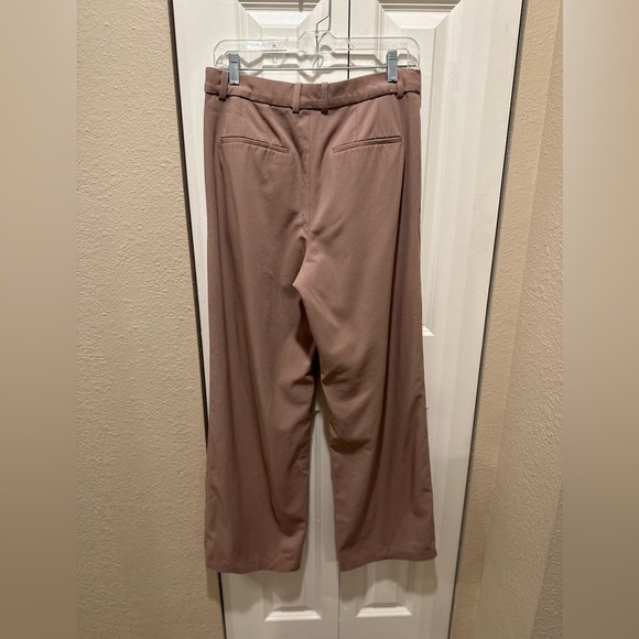 Babaton The Revue Pant Seville color Wool 95% Wide-Leg Mid-Rise , size 12 - Picture 8 of 12